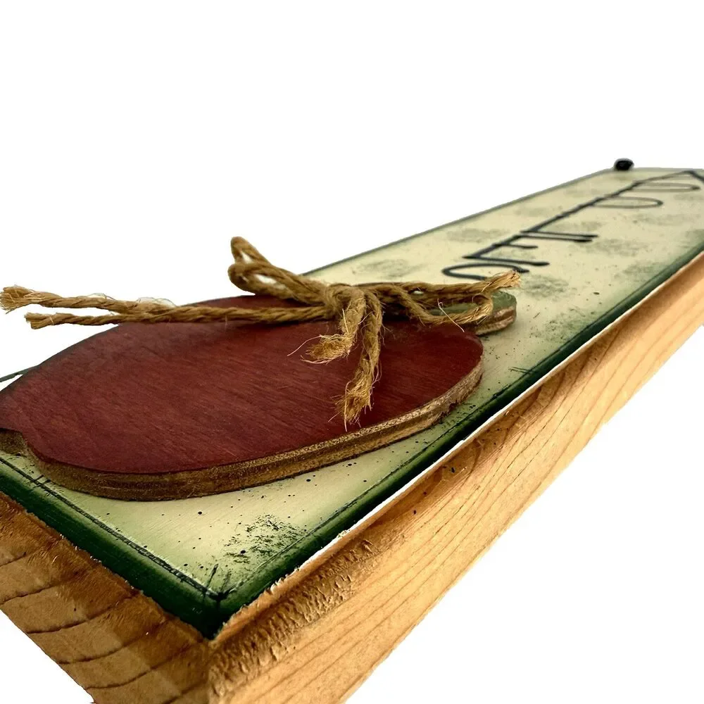 Wooden Rustic 3D Apples Wall Decor Country Grannycore Cottagecore Gallery Wall
